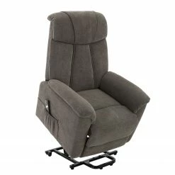 Loftscape Fauteuil TV Loccota - Microfibre - Gris foncé -loftscape Boutique 1000139843 200114 12141800017 DETAILS P000000001000139843