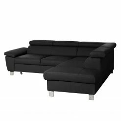 Loftscape Canapé d'angle Waal I - Cuir véritable / Imitation cuir - Noir - Méridienne longue à droite (vue de face) - Avec fonction couchage 20 Loftscape Canapé d'angle Waal I - Cuir véritable / Imitation cuir - Noir - Méridienne longue à droite (vue de face) - Avec fonction couchage -loftscape Boutique 1000142195 181106 153019858 GALLERYIMAGES P000000001000142195