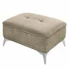 Velvet Studio Repose-pieds capitonné Moreville I - Microfibre - Sable -loftscape Boutique 1000142330 181213 18254700015 IMAGE P000000001000142330