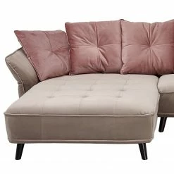 Velvet Studio Canapé d’angle Moreville II - Microfibre - Méridienne courte à gauche (vue de face) - Sans repose-pieds -loftscape Boutique 1000142348 181213 18254800127 GALLERYIMAGES P000000001000142348