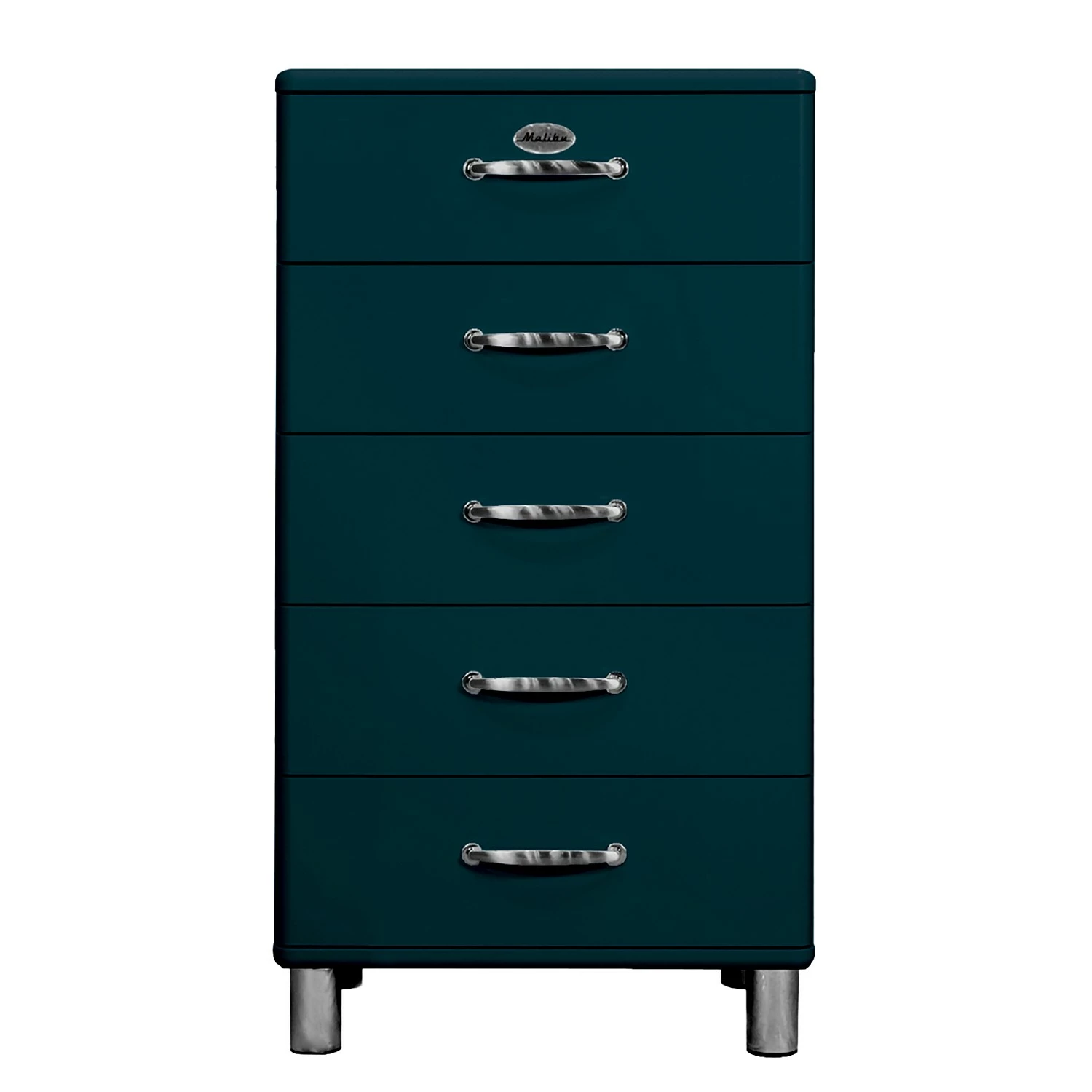 Tenzo Commode Malibu III - Bleu foncé / Chrome 3 Tenzo Commode Malibu III - Bleu foncé / Chrome