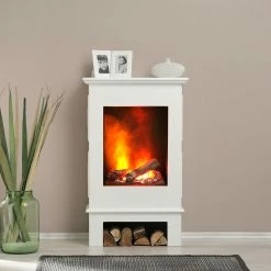 Ridgevalley Cheminée électrique Schwerin - Blanc -loftscape Boutique 1000149563 181212 08505700016 MOOD GALLERYIMAGES P000000001000149563 mood