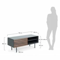 Norrwood Meuble TV Kipra II - Noyer contreplaqué - Graphite 15 Norrwood Meuble TV Kipra II - Noyer contreplaqué - Graphite -loftscape Boutique 1000150211 181214 16440200026 GALLERYIMAGES P000000001000150211