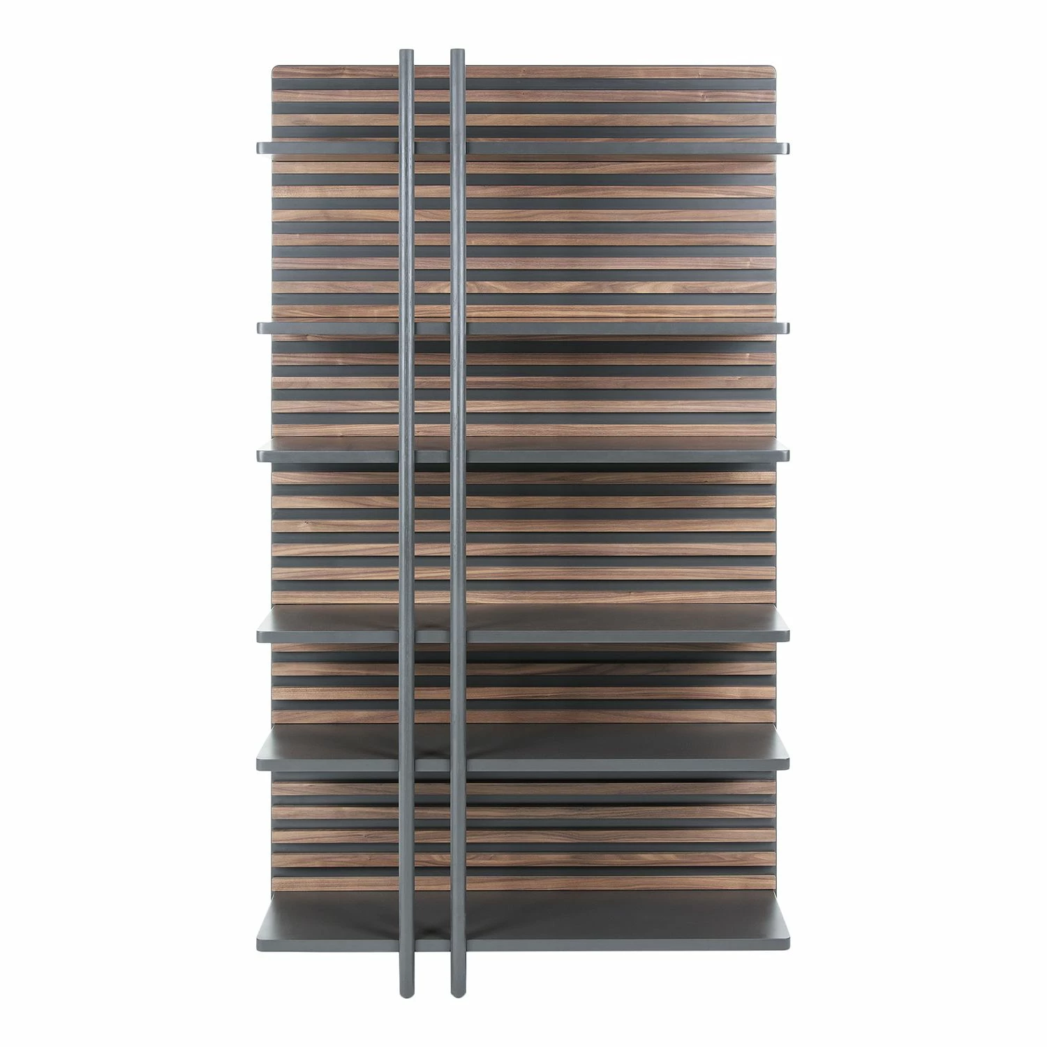 Norrwood Étagère Kipra - Noyer contreplaqué - Graphite 6 Norrwood Étagère Kipra - Noyer contreplaqué - Graphite – Image 4