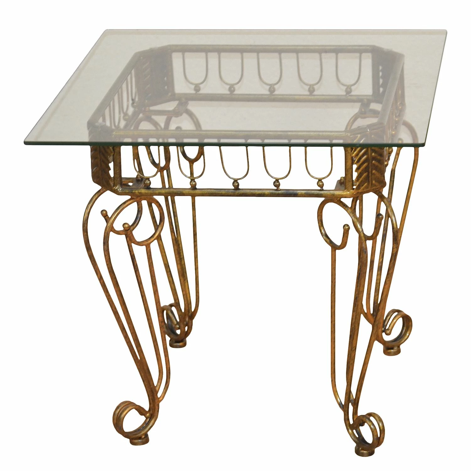 Ridgevalley Bout de canapé Moeda - Doré vieilli 3 Ridgevalley Bout de canapé Moeda - Doré vieilli