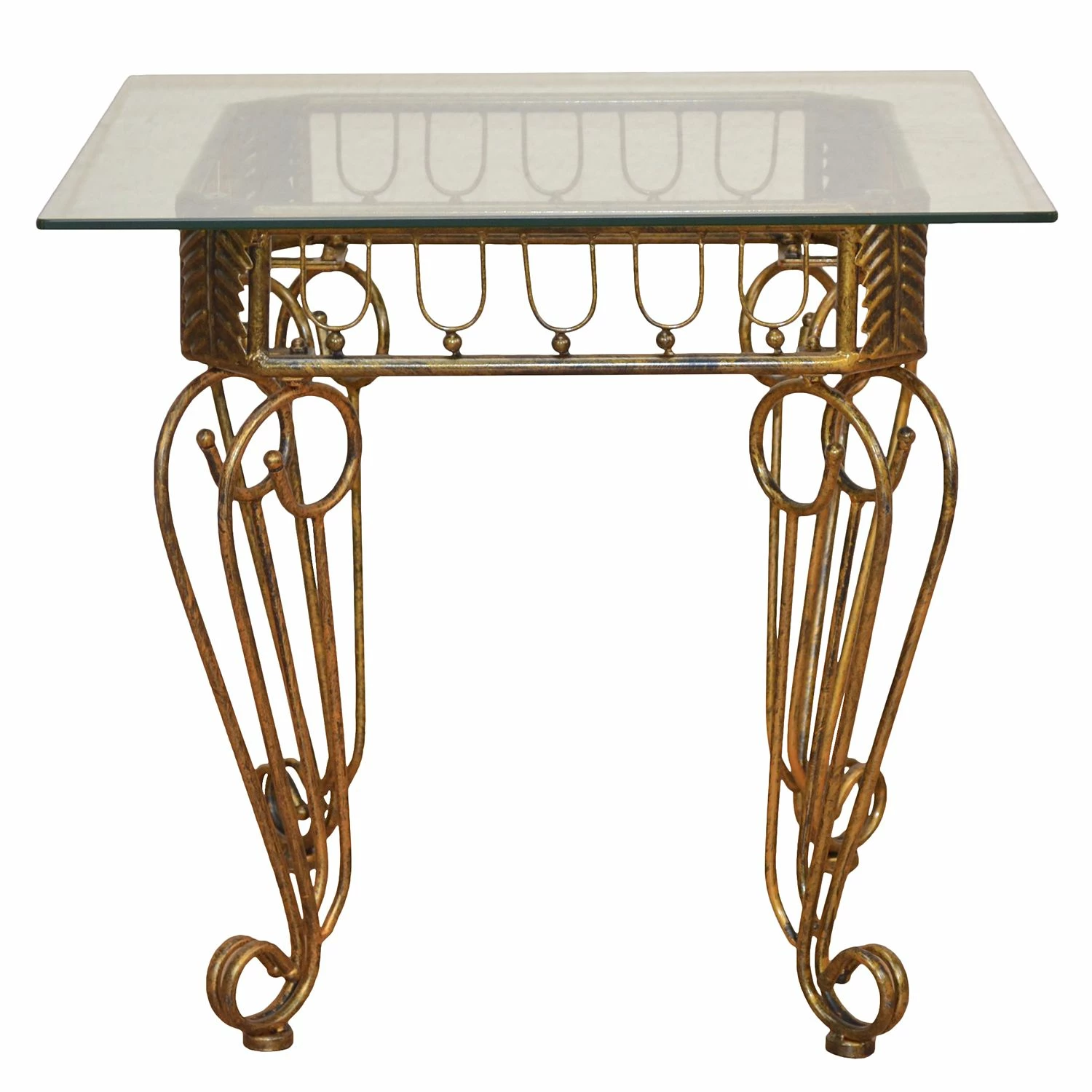 Ridgevalley Bout de canapé Moeda - Doré vieilli 4 Ridgevalley Bout de canapé Moeda - Doré vieilli – Image 2