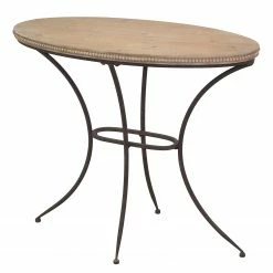 Ridgevalley Bout de canapé Manderfeld - Pin massif - Pin / Noir