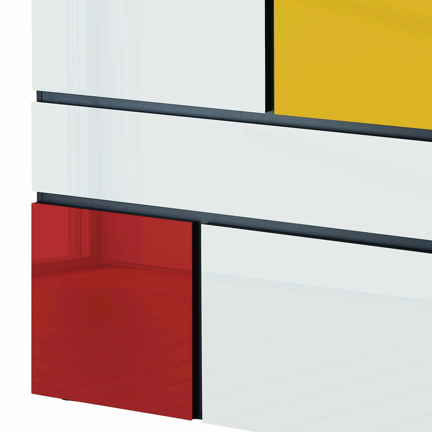 Germania Buffet Ideeus - Noir / Multicolore 8 Germania Buffet Ideeus - Noir / Multicolore – Image 6