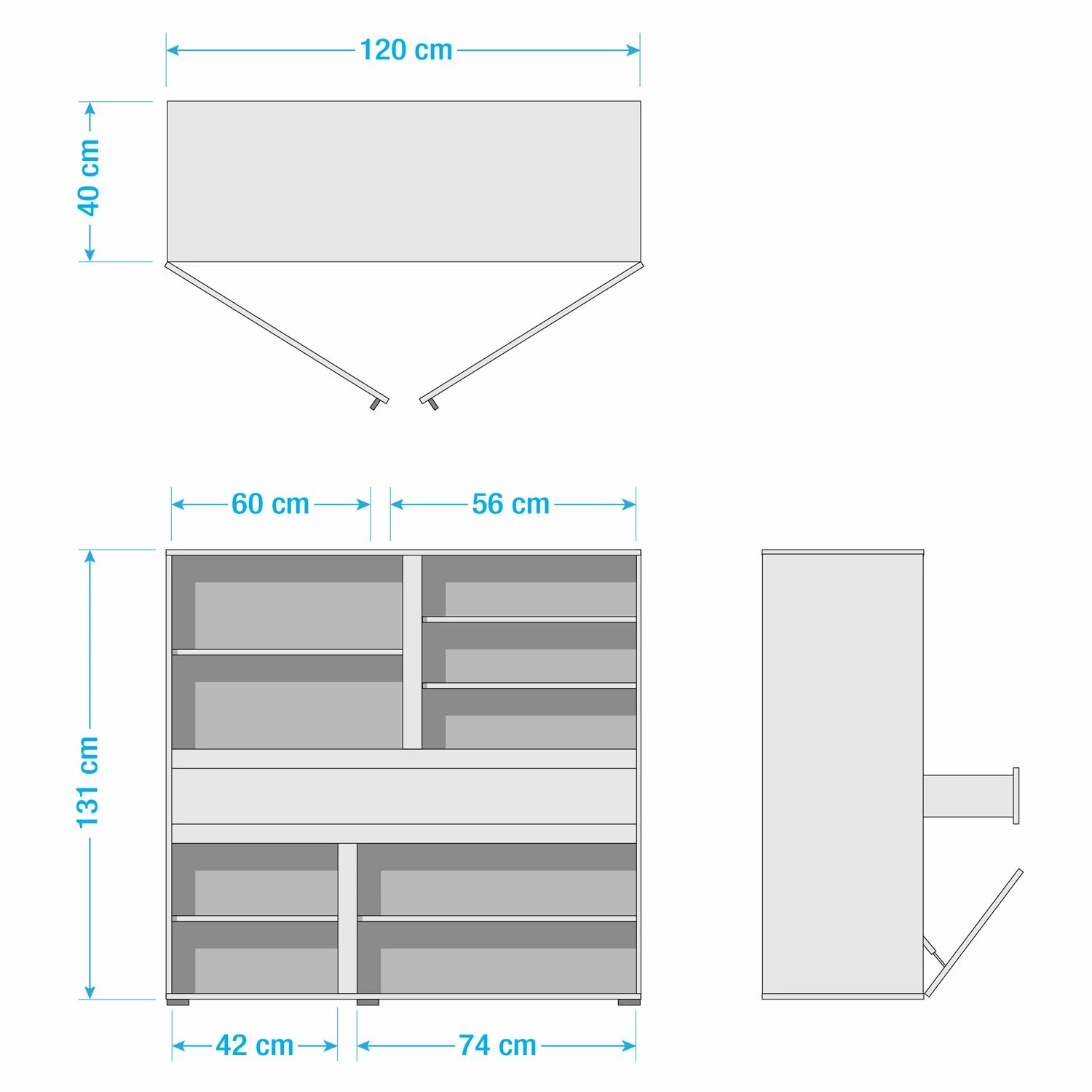 Germania Buffet Ideeus - Noir / Multicolore 13 Germania Buffet Ideeus - Noir / Multicolore – Image 11