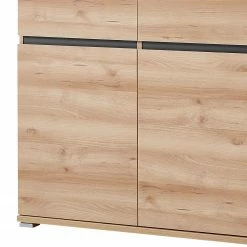 Germania Grand buffet Lissabon - Imitation hêtre / Anthracite - Largeur : 192 cm -loftscape Boutique 1000150689 181217 15305400032 GALLERYIMAGES P000000001000150689