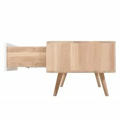 Studio Copenhagen Meuble TV Loca V - Partiellement en chêne sauvage massif - Chêne sauvage huilé clair - Largeur : 225 cm - Profondeur : 55 cm -loftscape Boutique 1000151233 190306 06275100028 GALLERYIMAGES P000000001000151233