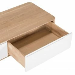 Studio Copenhagen Meuble TV Loca V - Partiellement en chêne sauvage massif - Chêne sauvage huilé clair - Largeur : 225 cm - Profondeur : 55 cm -loftscape Boutique 1000151233 190306 06275100030 GALLERYIMAGES P000000001000151233