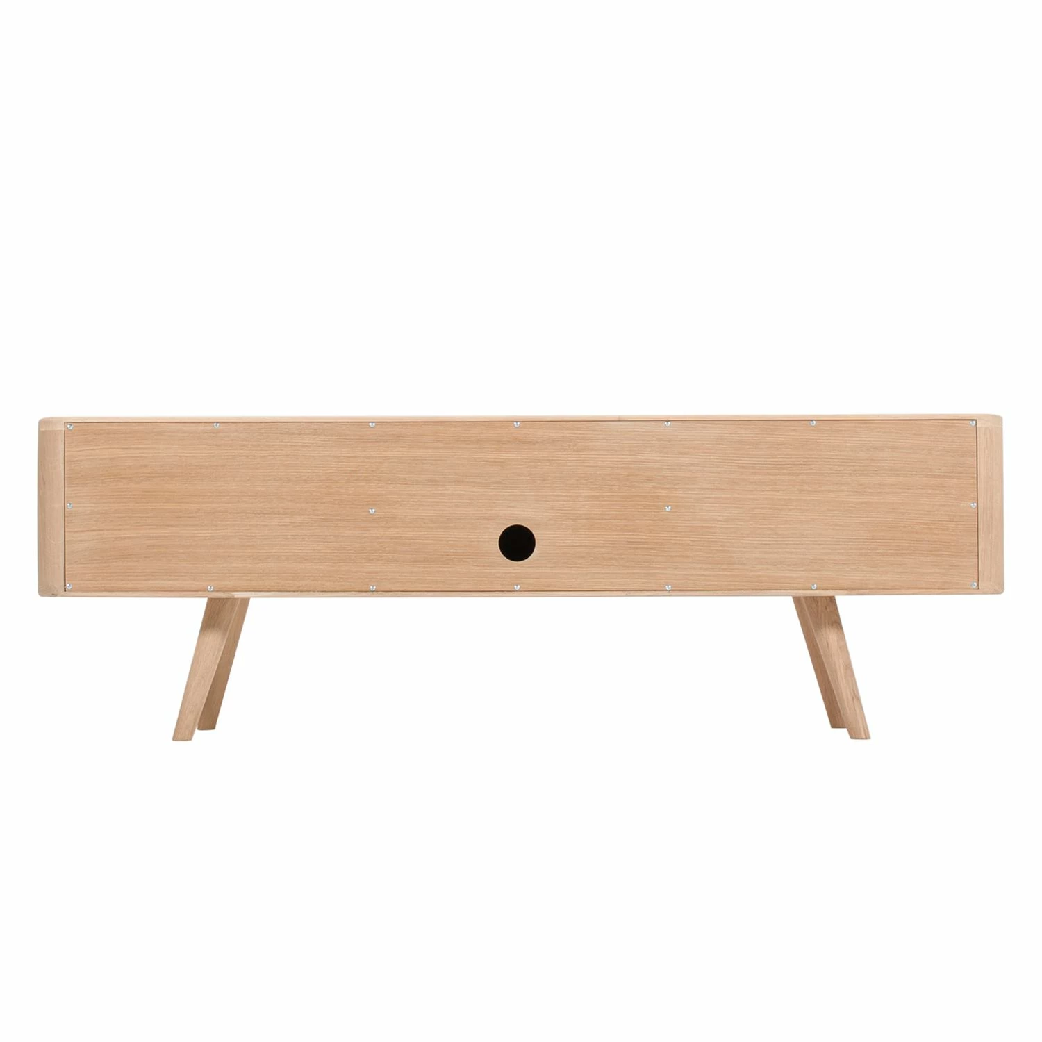 Studio Copenhagen Meuble TV Loca V - Partiellement en chêne sauvage massif - Chêne sauvage huilé clair - Largeur : 135 cm - Profondeur : 55 cm 5 Studio Copenhagen Meuble TV Loca V - Partiellement en chêne sauvage massif - Chêne sauvage huilé clair - Largeur : 135 cm - Profondeur : 55 cm – Image 3