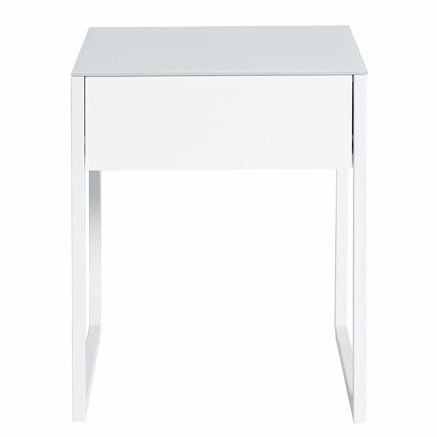 Jahnke Bout de canapé Cube - blanc 6 Jahnke Bout de canapé Cube - blanc – Image 4