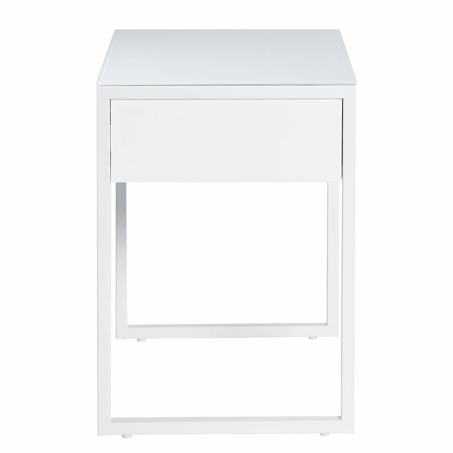 Jahnke Bout de canapé Cube - blanc 7 Jahnke Bout de canapé Cube - blanc – Image 5