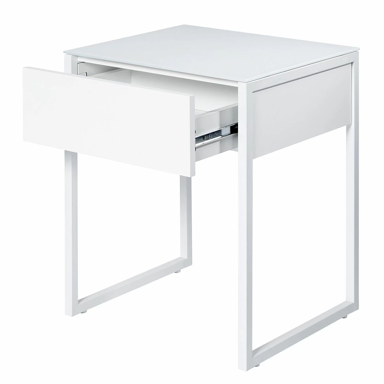 Jahnke Bout de canapé Cube - blanc 9 Jahnke Bout de canapé Cube - blanc – Image 7