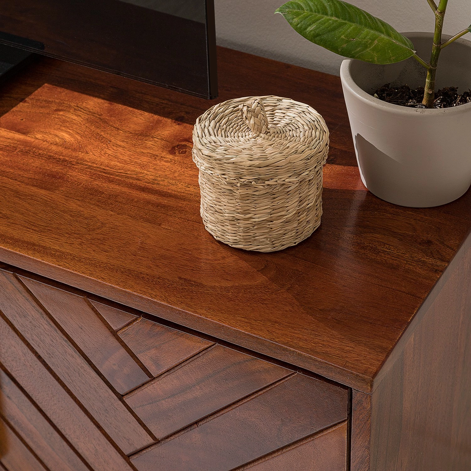 Jack & Alice Meuble TV Loga - Acacia massif / Fer - Acacia brun 12 Jack & Alice Meuble TV Loga - Acacia massif / Fer - Acacia brun – Image 10