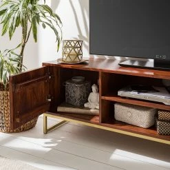 Jack & Alice Meuble TV Loga - Acacia massif / Fer - Acacia brun 25 Jack & Alice Meuble TV Loga - Acacia massif / Fer - Acacia brun -loftscape Boutique 1000153433 190925 06220400027 DETAILS P000000001000153433