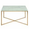 Fredriks Table basse Katori II - Imitation marbre blanc