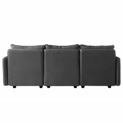 Fredriks Sofa Lavara I (3 places) - Tissu - Gris foncé -loftscape Boutique 1000154387 191220 11555700034 DETAILS P000000001000154387