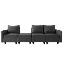 Fredriks Grand canapé Lavara II - Tissu - Gris foncé 16 Fredriks Grand canapé Lavara II - Tissu - Gris foncé -loftscape Boutique 1000154412 191219 10544500045 DETAILS P000000001000154412