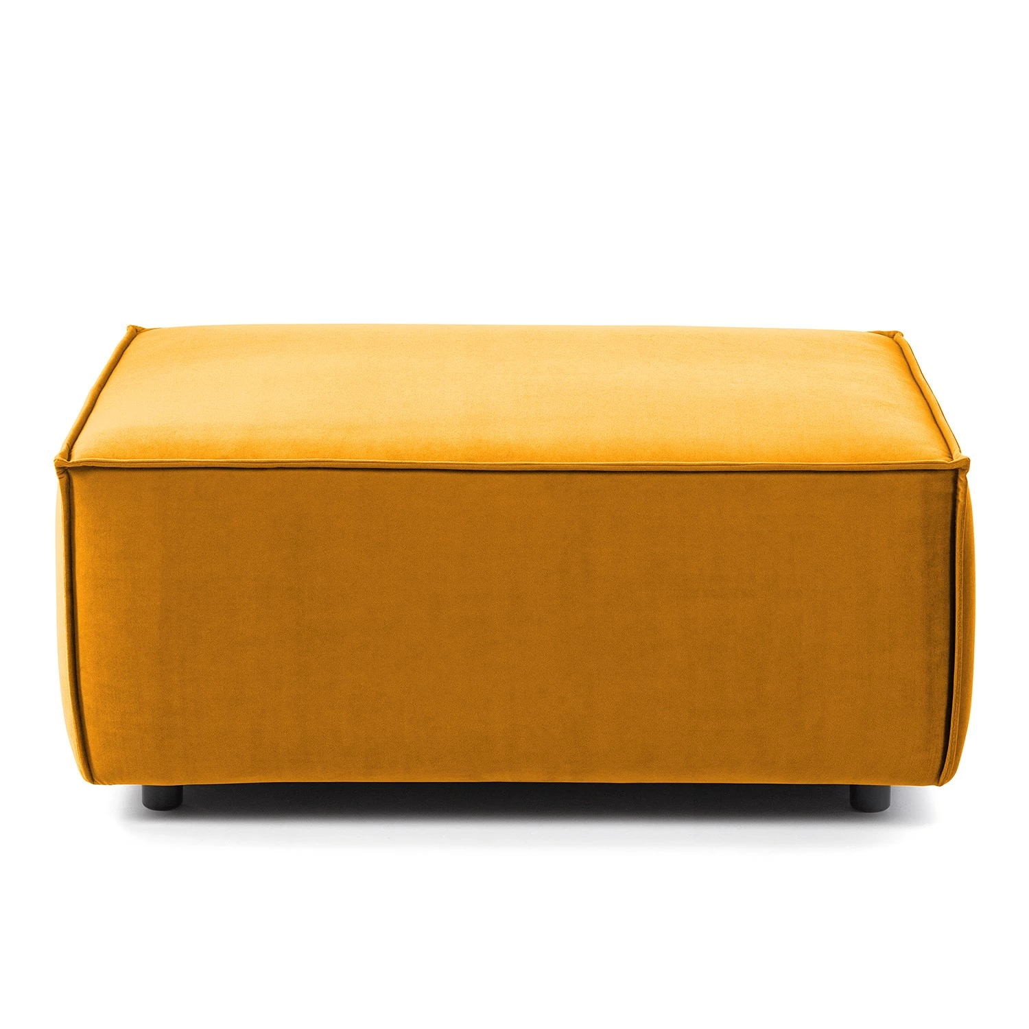 Repose-pieds Kinx III - Velours - Velours Shyla: Jaune moutarde 6 Repose-pieds Kinx III - Velours - Velours Shyla: Jaune moutarde – Image 4