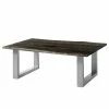 Ars Natura Table basse Kapra - Acacia massif /Métal - Acacia Gris - Largeur : 120 cm -loftscape Boutique 1000156029 191029 16374500001 IMAGE P000000001000156029