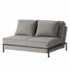 Chillout by Franz Fertig Canapé convertible Filius - Tissu - Gris - Fonction lit à gauche (vue de face) -loftscape Boutique 1000156411 190206 15352000017 IMAGE P000000001000156411