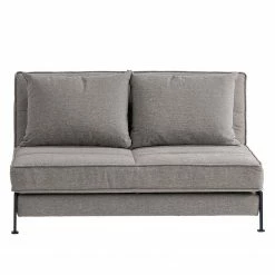 Chillout by Franz Fertig Canapé convertible Filius - Tissu - Gris - Fonction lit à gauche (vue de face) -loftscape Boutique 1000156411 190206 15352000021 GALLERYIMAGES P000000001000156411