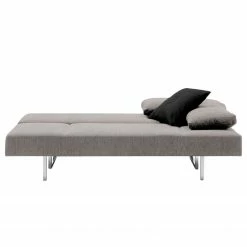 Chillout by Franz Fertig Canapé convertible Goran - Tissu - Gris - Avec repose-pieds -loftscape Boutique 1000156448 190206 15352300061 GALLERYIMAGES P000000001000156448