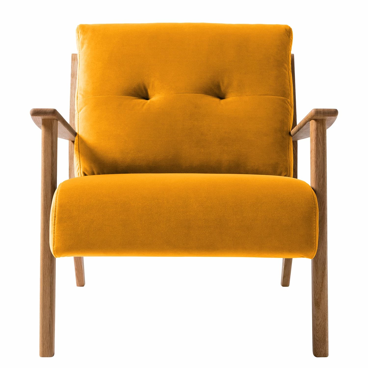 Studio Copenhagen Fauteuil TIMON - Velours Shyla: Jaune moutarde 6 Studio Copenhagen Fauteuil TIMON - Velours Shyla: Jaune moutarde – Image 4