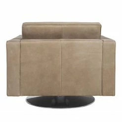 Fredriks Fauteuil pivotant Chelsea IV - Cuir - Cuir véritable Custo : Gris clair -loftscape Boutique 1000156555 190215 12583100504 GALLERYIMAGES P000000001000156555