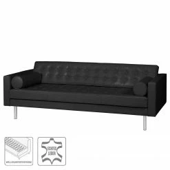 Fredriks Canapé 3 places Chelsea IV - Cuir - Cuir véritable Lasde : Noir - Cylindre -loftscape Boutique 1000156589 190215 12585600776 ICON GALLERYIMAGES P000000001000156589 icon seal