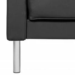 Fredriks Canapé 3 places Chelsea IV - Cuir - Cuir véritable Lasde : Noir - Cylindre -loftscape Boutique 1000156589 190215 12585700781 GALLERYIMAGES P000000001000156589