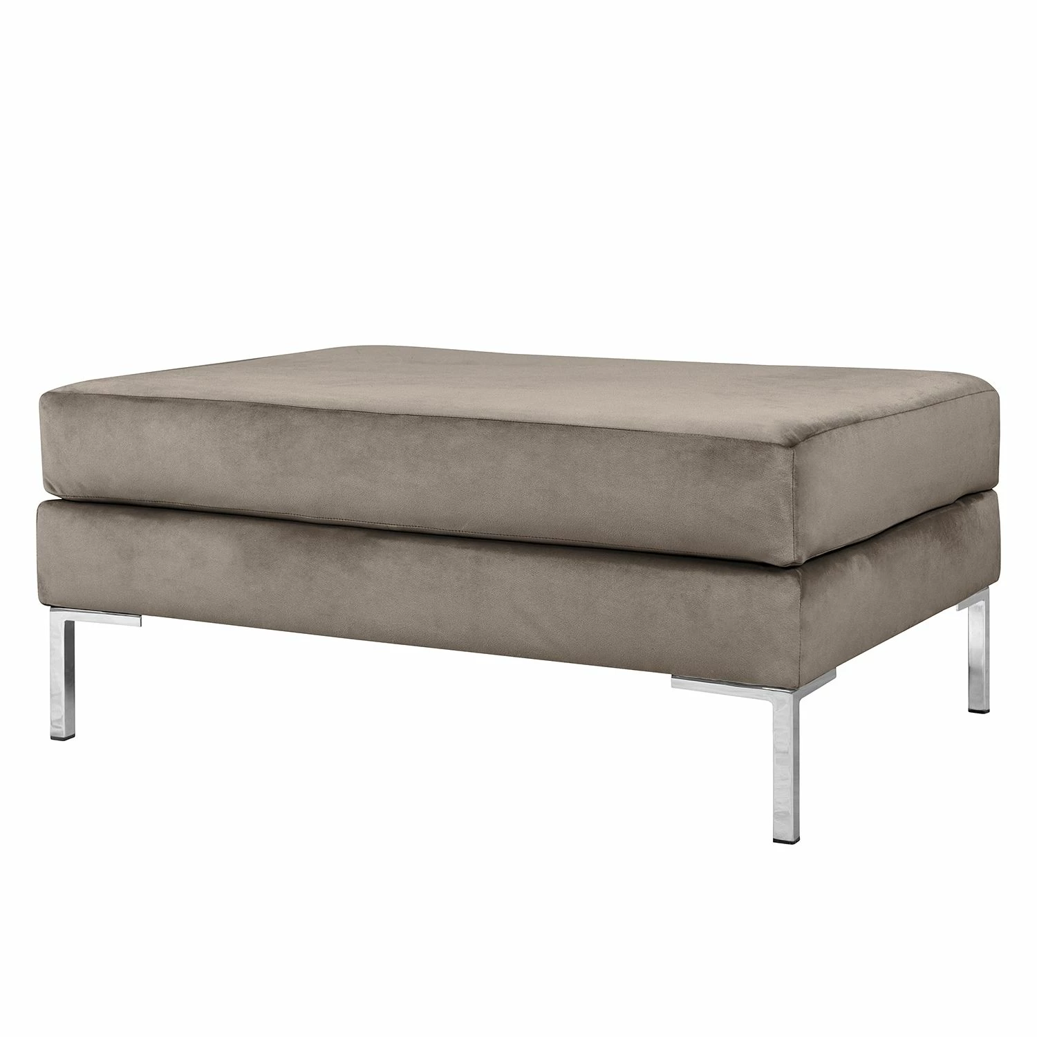 Fredriks Repose-pieds Portobello III - Microfibre - Tissu Tond : Gris clair - Angulaire 3 Fredriks Repose-pieds Portobello III - Microfibre - Tissu Tond : Gris clair - Angulaire