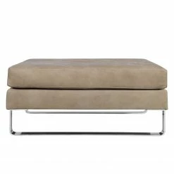 Fredriks Repose-pieds Portobello IV - Cuir - Cuir véritable Custo : Gris clair - Luge -loftscape Boutique 1000156626 190215 12591901053 GALLERYIMAGES P000000001000156626