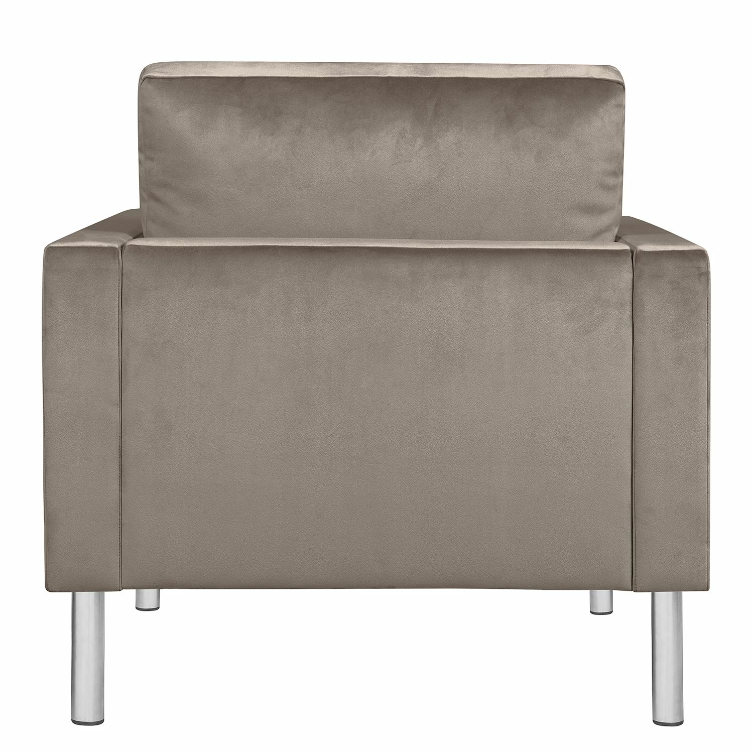 Fredriks Fauteuil Portobello III - Microfibre - Tissu Tond : Gris clair - Cylindre 6 Fredriks Fauteuil Portobello III - Microfibre - Tissu Tond : Gris clair - Cylindre – Image 4