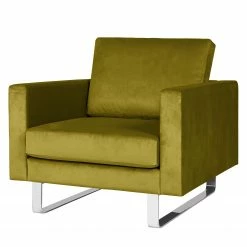 Fredriks Fauteuil Portobello III - Microfibre - Tissu Tond : Vert - Luge