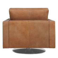 Fredriks Fauteuil pivotant Portobello IV - Cuir - Cuir véritable Custo : Marron -loftscape Boutique 1000156667 190215 12595001403 GALLERYIMAGES P000000001000156667