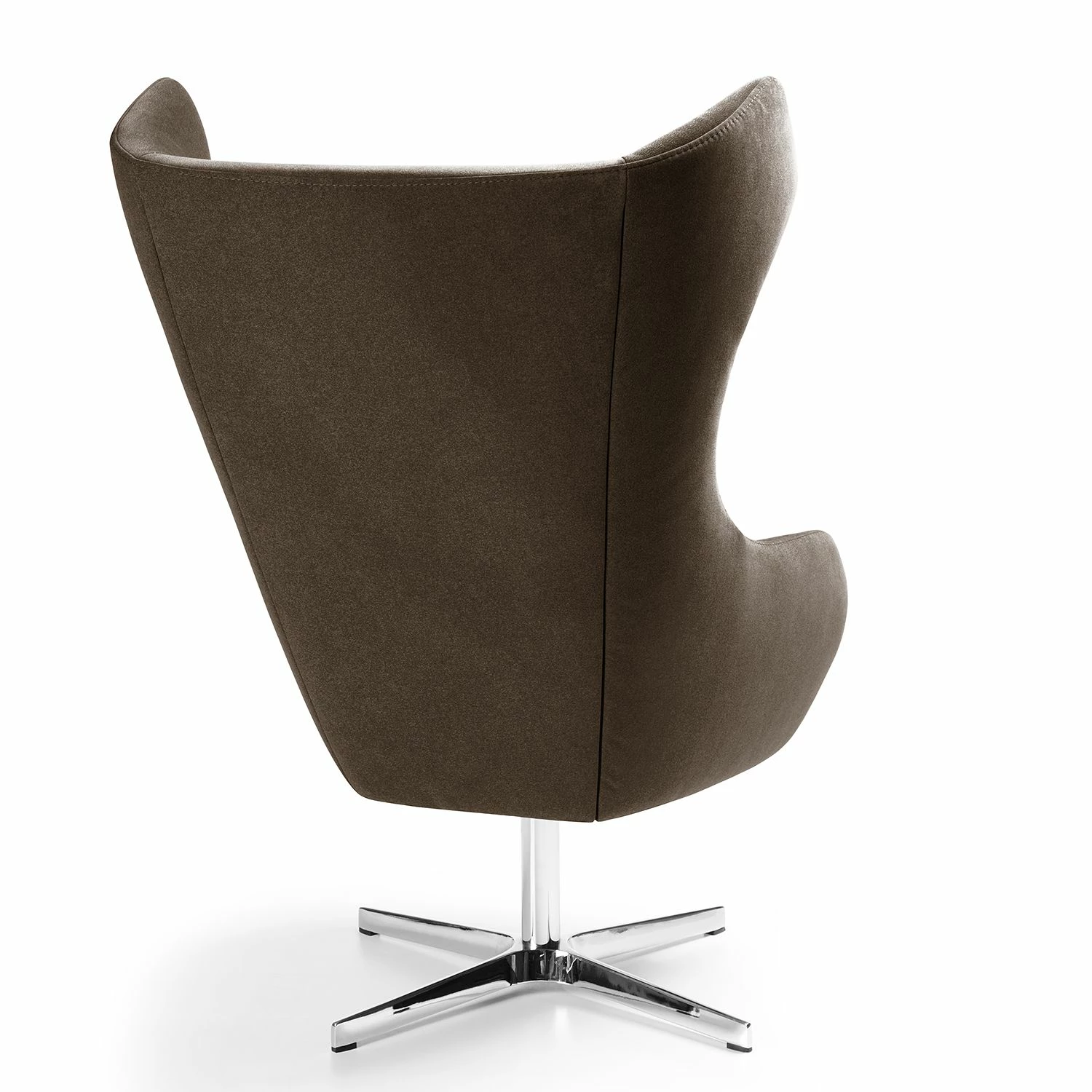 Loftscape Fauteuil Crawley - Microfibre - Marron foncé 7 Loftscape Fauteuil Crawley - Microfibre - Marron foncé – Image 5