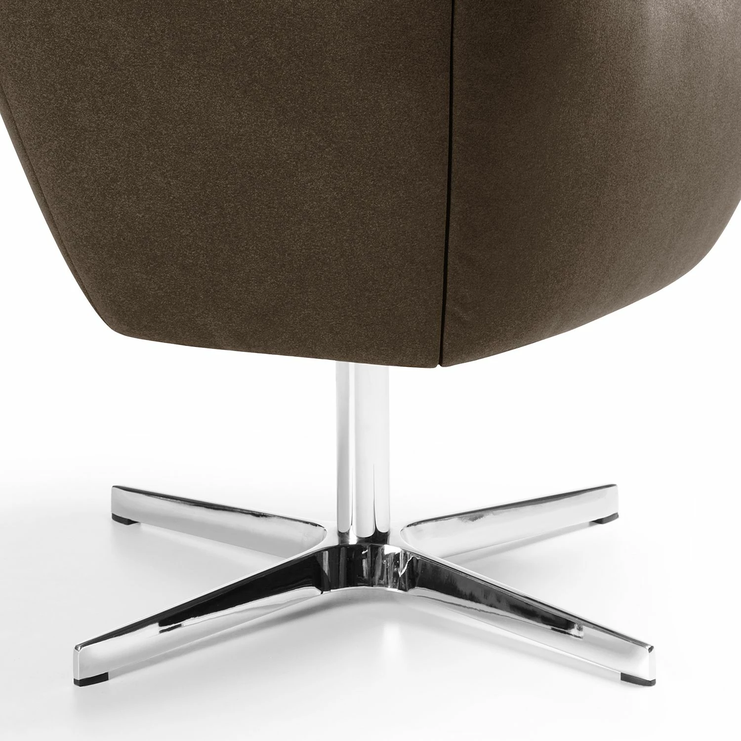 Loftscape Fauteuil Crawley - Microfibre - Marron foncé 8 Loftscape Fauteuil Crawley - Microfibre - Marron foncé – Image 6