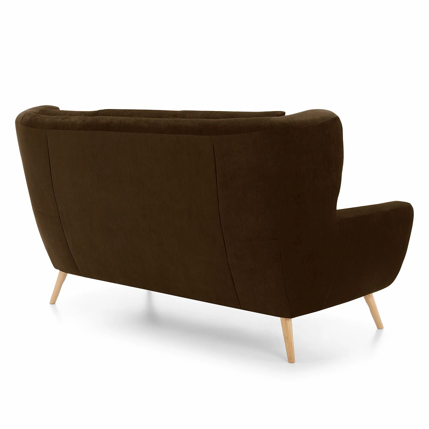 Norrwood Canapé Glenhaven (3 places) - Velours - Marron foncé 8 Norrwood Canapé Glenhaven (3 places) - Velours - Marron foncé – Image 6