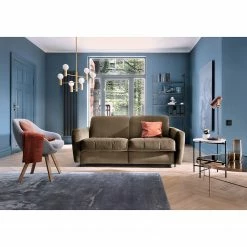 Loftscape Canapé convertible Leopoldina - Velours - Gris solino - Largeur : 169 cm -loftscape Boutique 1000157502 190320 11571301430 MOOD GALLERYIMAGES P000000001000157502 mood