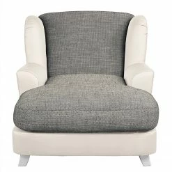 Ridgevalley Loveuse Garza I - Imitation cuir / Tissu structuré - Blanc / Gris foncé -loftscape Boutique 1000157696 190314 11235900042 GALLERYIMAGES P000000001000157696