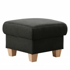 Ars Natura Repose-pieds Berlaar - Aspect cuir vieilli - Anthracite