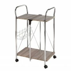 WENKO Desserte Liky - Marron / Chrome