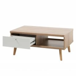 Norrwood Table basse Gyland - Blanc matt / Imitation chêne Riviera -loftscape Boutique 1000163990 190307 08392100017 GALLERYIMAGES P000000001000163990