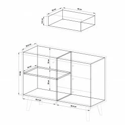 Norrwood Commode Gyland - Blanc matt / Imitation chêne Riviera 19 Norrwood Commode Gyland - Blanc matt / Imitation chêne Riviera -loftscape Boutique 1000164005 190307 08392200038 GALLERYIMAGES P000000001000164005