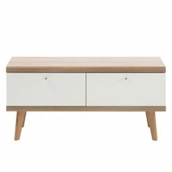 Norrwood Meuble TV Gyland I - Blanc matt / Imitation chêne Riviera -loftscape Boutique 1000164006 190307 08392200043 GALLERYIMAGES P000000001000164006