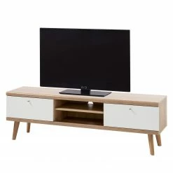 Norrwood Ensemble TV Gyland V (3 éléments) - Blanc matt / Imitation chêne Riviera 9 Norrwood Ensemble TV Gyland V (3 éléments) - Blanc matt / Imitation chêne Riviera -loftscape Boutique 1000164023 190307 08392500115 GALLERYIMAGES P000000001000164023